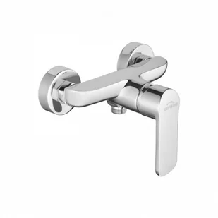 Invena ZESTAW NATRYSKOWY 70 cm+Bateria natryskowa ścienna chrom BN-90-001 siros+AU-80-001 - Zestawy prysznicowe - miniaturka - grafika 2