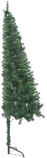 vidaXL Lumarko Sztuczna choinka narożna, zielona, 180 cm, PVC 329164 - Choinki - miniaturka - grafika 4