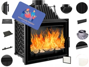 Wkład Kominkowy Amelia 25 Deco + Dolot +7ów - Wkłady kominkowe - miniaturka - grafika 6
