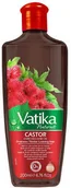 Olejki do ciała i włosów - Dabur Olejek rycynowy do włosów Enriched Hair Oil 200ml Vatika Naturals - miniaturka - grafika 1