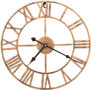 vidaXL vidaXL Zegar ścienny, metal, 40 cm, złoty - Zegary - miniaturka - grafika 2