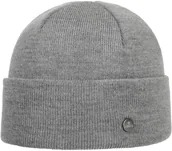 Czapki damskie - Merino Czapka Dokerka Fine Knit by Lierys, jasnoszary, One Size - miniaturka - grafika 1