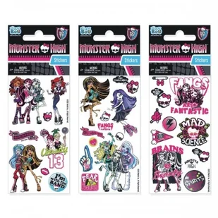 Starpak Naklejki 66x126 Monster High silver. - Zabawki kreatywne - miniaturka - grafika 2