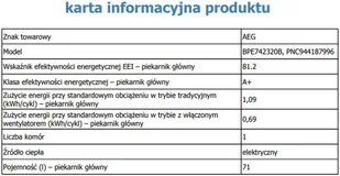 Piekarnik do zabudowy AEG BPE742320B - Piekarniki do zabudowy - miniaturka - grafika 8
