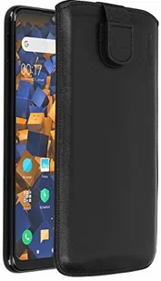 Mumbi etui z prawdziwej skóry kompatybilne z Xiaomi Redmi Note 7, skórzane etui, kolor czarny Xiaomi Redmi Note 7 - Etui i futerały do telefonów - miniaturka - grafika 4