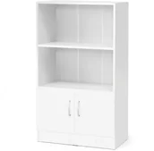 Szafy biurowe - AJ Produkty Szafa biurowa FLEXUS z dwiema półkami, 1325x760x415 mm, biały - miniaturka - grafika 1