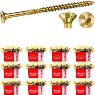 Wkręty Ciesielskie do Drewna 5x80 Torx 200szt - Inne akcesoria dekarskie - miniaturka - grafika 6