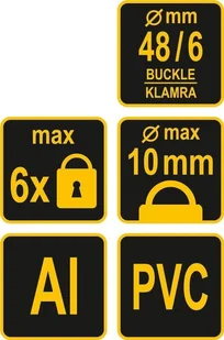 Vorel BLOKADA KLAMROWA ALUMINIOWA DO MOCOWANIA 6 KŁÓDEK - Kłódki - miniaturka - grafika 4
