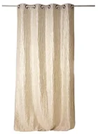 Zasłony - Linder 0969/42/375 zasłona z 8 oczkami i wzornictwo stal do ostrzenia, okrągły, poliester/bawełna, 140 x 260 cm, beżowy 0694/15/375/135X260 - miniaturka - grafika 1