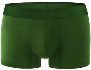 ComfyBalls COMFYBALLS Bokserki do biegania REGULAR WOOD zielone - Bielizna sportowa męska - miniaturka - grafika 2