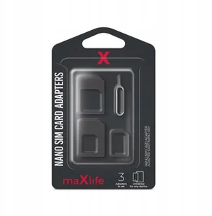 MaxLife MaxLife Adaptery Maxlife do karty Nano SIM 8_2240961 - Adaptery i przejściówki - miniaturka - grafika 2