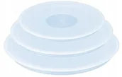 Pokrywki - Tefal Ingenio L9019052 zestaw plastikowych pokrywek do garnków 16/18/22 cm - miniaturka - grafika 1