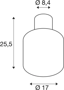 Spotline SLV OVALISK CL zewnętrzna oprawa sufitowa natynkowa LED kolor antracytowy przełącznik CCT 3000/4000 K 1004677 - Lampy ogrodowe - miniaturka - grafika 8