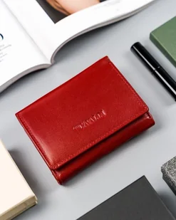 Cavaldi Mały, poziomy portfel damski ze skóry naturalnej, z ochroną RFID - Portfele - miniaturka - grafika 2