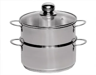 Krüger garnek do gotowania na parze, stal nierdzewna, srebro, 20 cm KEC 20 - Garnki Krüger garnek do gotowania na parze, stal nierdzewna, srebro, 20 cm KEC 20 - Garnki - miniaturka - grafika 1