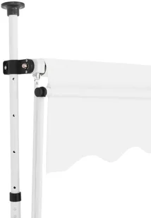vidaXL Markiza zwijana ręcznie, 250 cm, kremowa - Markizy - miniaturka - grafika 3
