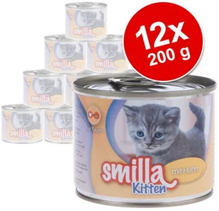Smilla Korzystny pakiet Kitten 12 x 200 g Pakiet mieszany - Mokra karma dla kotów - miniaturka - grafika 2