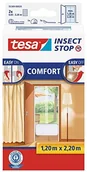 Moskitiery - tesa Insect Stop Comfort moskitiera do okien, siatka na owady z możliwością docięcia na wymiar, montaż za pomocą samoprzylepnej taśmy na rzep, biały 55389-00020-00 - miniaturka - grafika 1