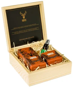 HORDE HORDE Smoky Amber Zestaw do Brody w Skrzynce - Kosmetyki i akcesoria do pielęgnacji brody - miniaturka - grafika 2