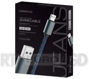 Omega JEANS CABLE MICRO USB TO USB 2A 118 COPPER 1M BOX BLUE PL8999 - Kable USB Omega JEANS CABLE MICRO USB TO USB 2A 118 COPPER 1M BOX BLUE PL8999 - Kable USB - miniaturka - grafika 2