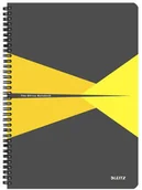 Notesy i bloczki - Leitz Kołonotatnik Office Card A4 w kratkę żółty KZK1042 - miniaturka - grafika 1