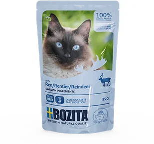 Bozita Kawałki w sosie z reniferem saszetka) 12x85g 42639-uniw - Mokra karma dla kotów - miniaturka - grafika 2
