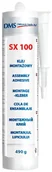Sztukateria - Klej montażowy do listew i kasetonów SX 100 490 g DMS - miniaturka - grafika 1