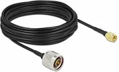 Kable - Delock Kabel antenowy N wtyczka do wtyczki SMA LMR/CFD100 10 m low loss 90468 - miniaturka - grafika 1