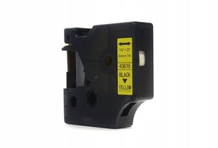 Dymo JetWorld Taśma JetWorld D1 Czarny na Żółtym 6mm x 7m LM100, LM100+, LM200, LM300, LM400, LM420P, LM350, LM350D, LM360D, LM450D, LM26 JWT-D43618N - Taśmy do drukarek barwiące - miniaturka - grafika 3