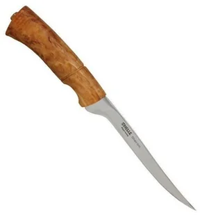 Helle Jasny filetowania jasny-nóż do filetowania, rękojeść wykonana z masurischer brzoza, brązowa skórzana pochwa z pętlą na pasek 167515 HEL115 - Noże - miniaturka - grafika 2