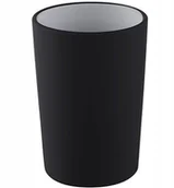 Kubki na szczoteczki do zębów - Bisk Kubek Na Szczoteczki Stojący Czarny Mat Umbra - miniaturka - grafika 1