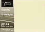 Koperty - Galeria Papieru Koperty B6 gładkie jasnykrem 120g (10) - miniaturka - grafika 1