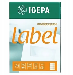 Igepa Etykiety samoprzylepne 105,0 x 35,0 mm (16 etykiet / str.) (EA-1050X350) - Etykiety do drukarek - miniaturka - grafika 2