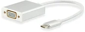 Adaptery i przejściówki - Equip USB typu C wtyczka do gniazda HD15 VGA Adapter 0.15 m 133451 - miniaturka - grafika 1