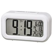 Zegary - Hama RC 660 alarm cyfrowy sterowany sygnałem radiowym biały - miniaturka - grafika 1