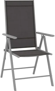 vidaXL 7-cz. zestaw mebli jadalnianych do ogrodu, aluminium 3070636 - Meble ogrodowe - miniaturka - grafika 4