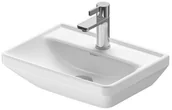 Umywalki - Duravit D-Neo Umywalka wisząca mała 45x33,5 cm z otworem na baterię biała Alpin 0738450041 - miniaturka - grafika 1