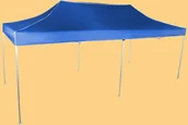 Pawilony ogrodowe - Expodom Namiot ekspresowy 3x6m - aluminiowy, Niebieski, Bez ścian bocznych - miniaturka - grafika 1