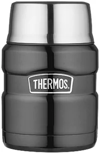 Thermos Termos na jedzenie 470 ml z łyżką metaliczny szary 173024 - Termosy - miniaturka - grafika 2