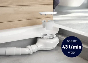 Radaway Syfon brodzikowy 90 Turboflow 2 TB21 - Syfony - miniaturka - grafika 3