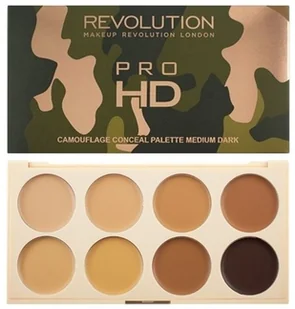 Revolution Ultra Pro HD Camouflage Medium Dark MAKE UP - Bronzery i konturowanie twarzy - miniaturka - grafika 6