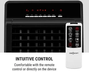 OneConcept OneConcept CTR-1 schładzacz powietrza 4-w-1 klimatyzator przenośny 65 W czarny ACO-CTR-1 Schwarz - Klimatory - miniaturka - grafika 7