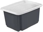 Pudła i pojemniki do przechowywania - KEEEPER Skrzynka nastawna z pokrywą 24 l 42.5 x 22.5 x 35.5 cm Keeeper - miniaturka - grafika 1