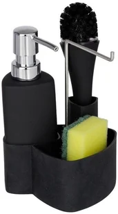 Wenko zestaw kuchenny EMPIRE BLACK, 4w1 - czarny 3620127100 28/2 - Mydelniczki i dozowniki mydła - miniaturka - grafika 2