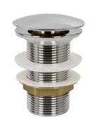 Korki do umywalek - CORSAN Corsan Korek klik-klak duży do umywalki bez przelewu MUKK CHROM - miniaturka - grafika 1