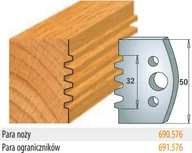 Akcesoria do elektronarzędzi - CMT Ograniczniki 691.576 50mm 14117 - miniaturka - grafika 1