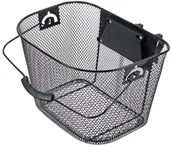 Koszyki rowerowe - Verso Kosz Verso przedni XD-058 zdejmowany szybki montaż "click" z uchwytem mocującym czarny - miniaturka - grafika 1