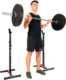 Marbo Sport Stojaki pod sztangę regulowane (2 sztuki) MH-S201 - 1007370 - Stojaki na hantle i obciążenia Marbo Sport Stojaki pod sztangę regulowane (2 sztuki) MH-S201 - 1007370 - Stojaki na hantle i obciążenia - miniaturka - grafika 4