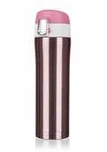 Termosy - Banquet Termos podróżny BODO 430 ml, różowy - miniaturka - grafika 1