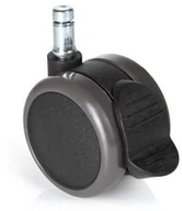 Meble modułowe i akcesoria - hjh OFFICE 619033 Rolo stop 11/65 MM krzesło krzesło biurowe, metalowym rysika, tworzywo sztuczne, poliuretan, czarne (opakowanie  szt.) 619033 - miniaturka - grafika 1